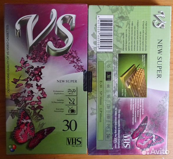 Видеокассеты новые запечатанные
