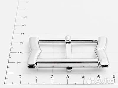 Итальянская пряжка для ремня 40 мм со стразами