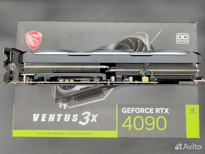 RTX 4090 24GB MSI ventus Нерабочая
