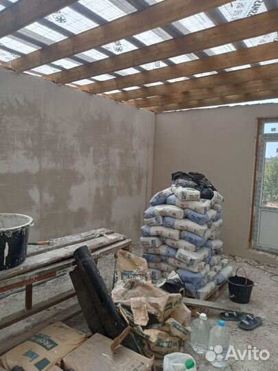 Штукатурка, шпаклевка, стяжка пола