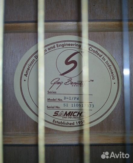 Акустическая гитара Greg Bennett by Samick