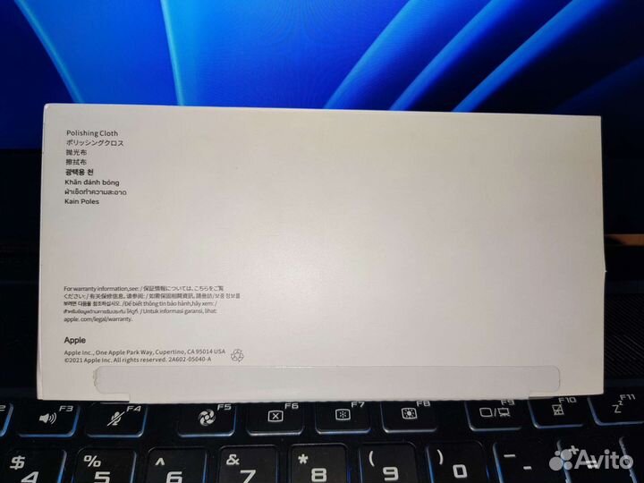 Салфетка для экрана Apple polishing cloth