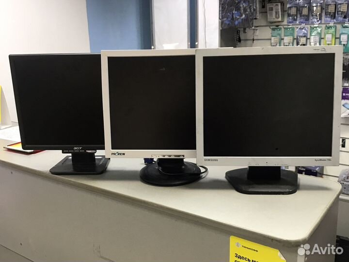 Мониторы ЖК бу