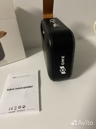 Портативная колонка. Fabric trend speaker