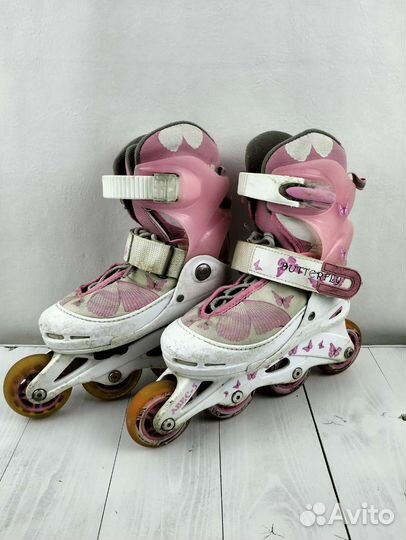 Роликовые коньки детские с защитой