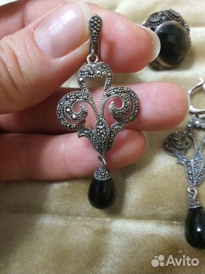 Серьги серебро 925