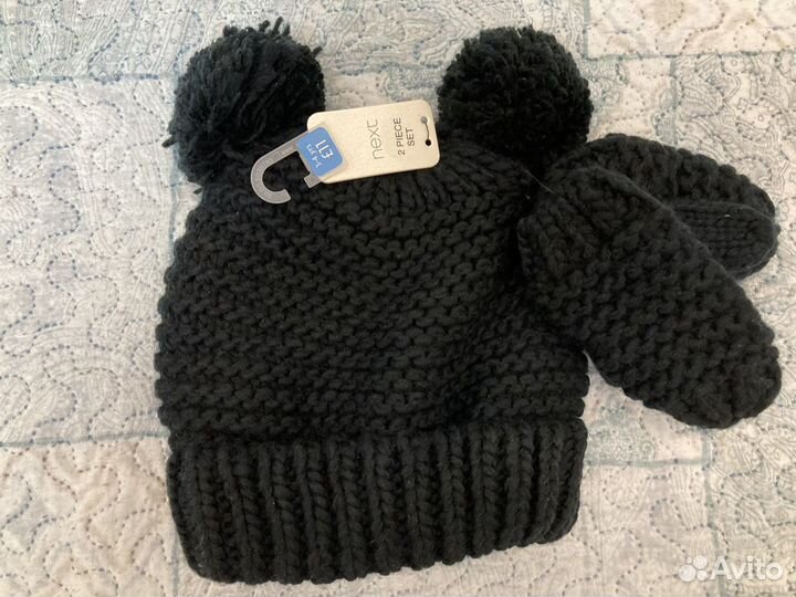 Новые Шапка и варежки Next