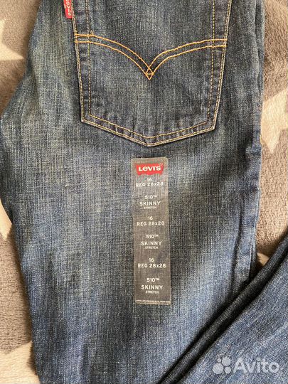 Джинсы levis 510 новые