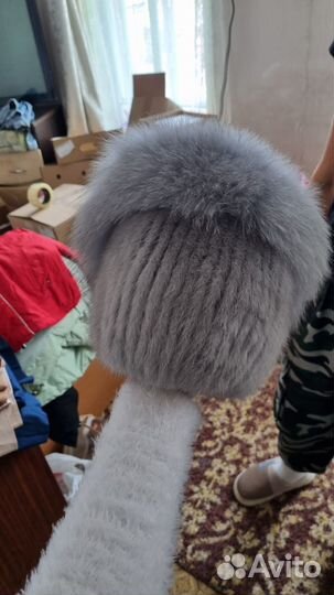Шапка норковая женская
