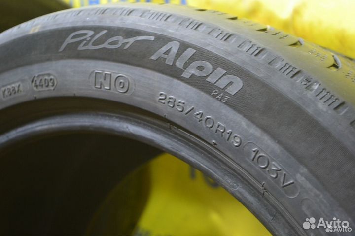 Michelin Pilot Alpin 285/40 R19