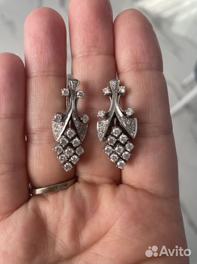 Серьги с бриллиантами