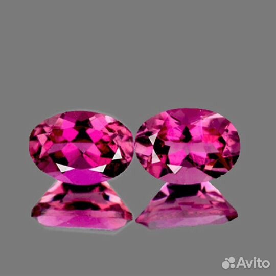 Турмалин натуральный 0,84Ct 6х4мм 1к-кт VVS Овал