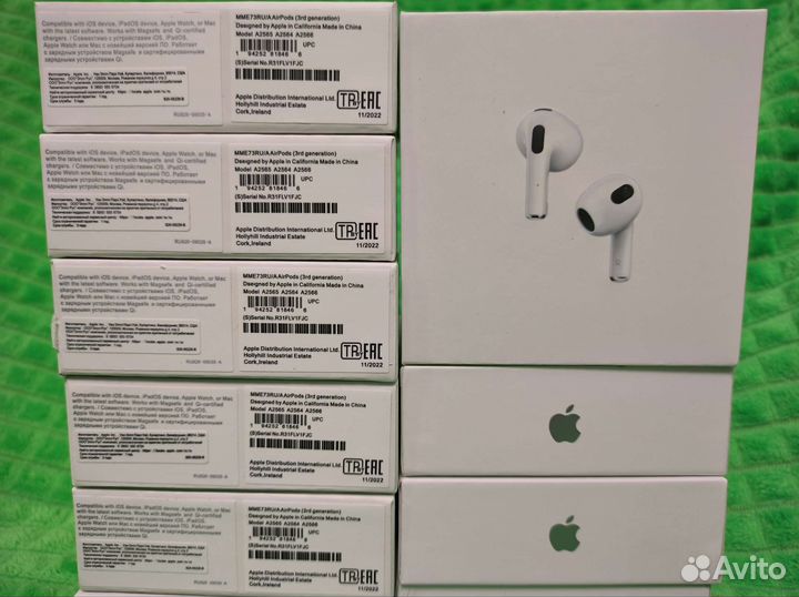 Наушники AirPods 3 новые Бесплатная доставка