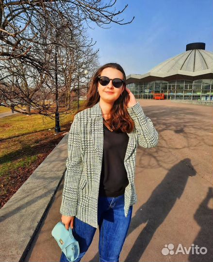 Пиджак в клетку