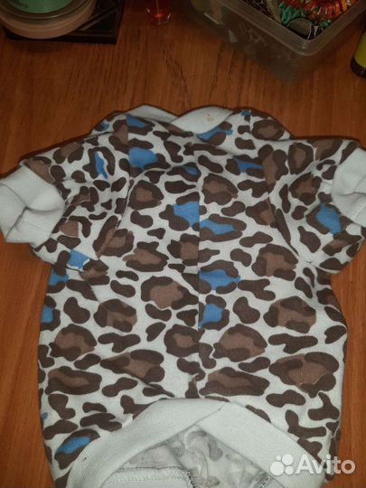 Майка для мелких пород собак и шлейка