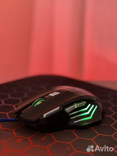 Мышь проводная игровая с подсветкой