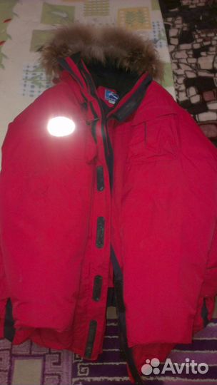 Пуховик-аляска back