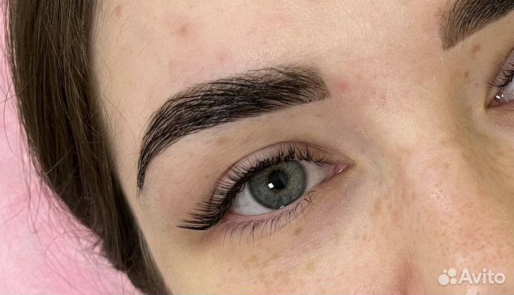 Наращивание ламинирование ресниц, брови