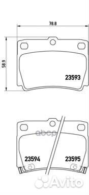 К-т дисков. тормоз. колодок P54026 Brembo