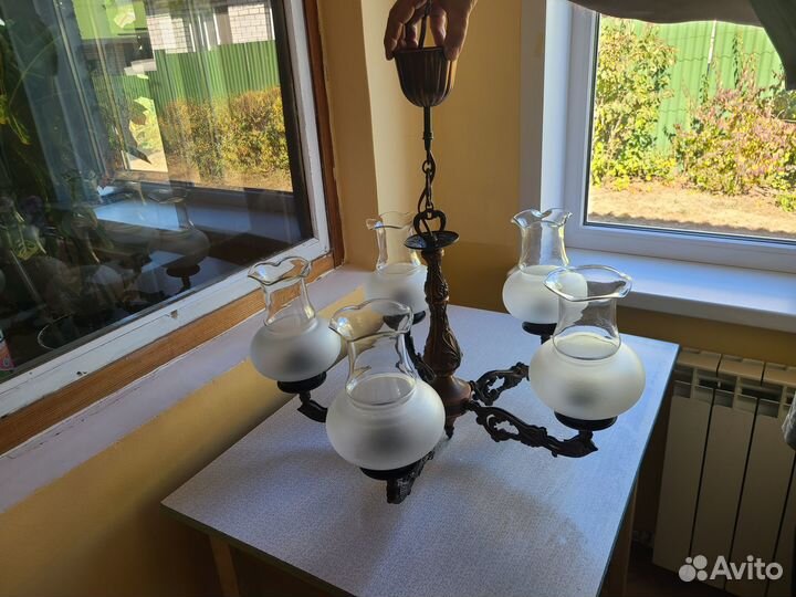 Люстра СССР потолочная бу