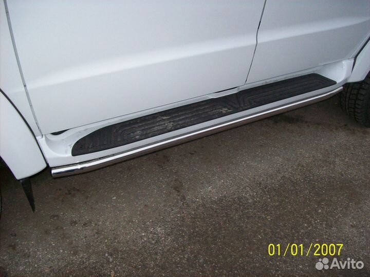 Защита штатного порога УАЗ Патриот RS