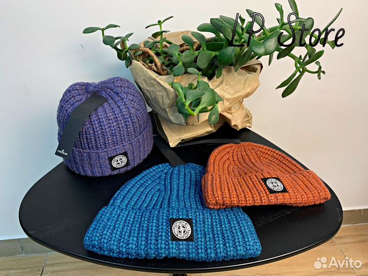 Шапка Moncler Мужская Женская теплая