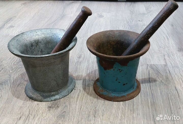 Ступы антикварные 2 шт ступка СССР