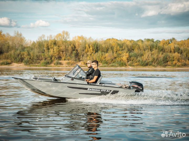 Лодка пластиковая Swimmer 400 / моторная лодка