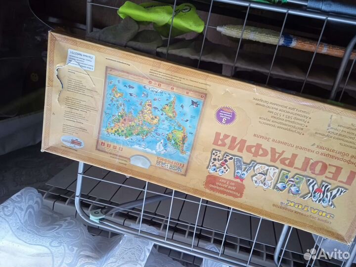 Карта мира на стену интерактивная