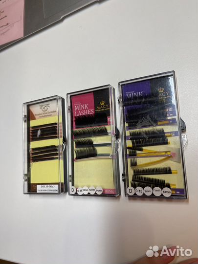 Ресницы для наращивания б/у