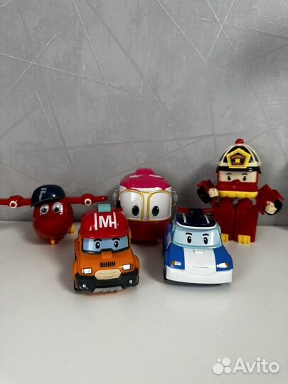 Робокар Полли, супер крылья, поезда, ниндзя