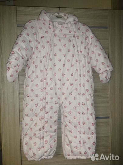 Зимний комбинезон для девочки Mothercare