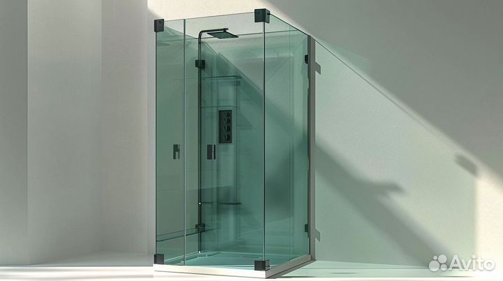 Душевая кабина из стекла