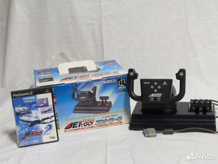 Авио руль taito и игра для PlayStation 2 / PS2