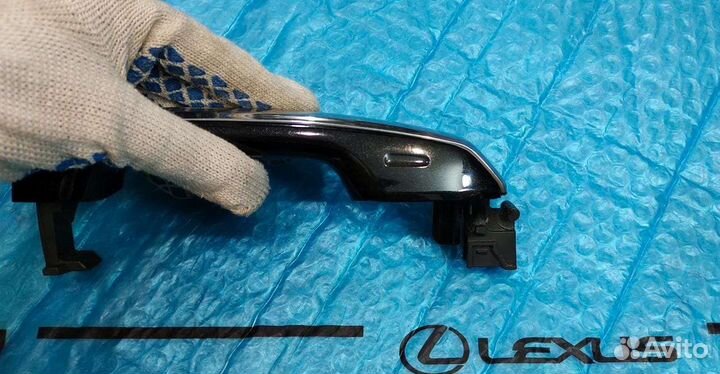 Ручка двери Лексус Lx 570 правая черная 2015-2021