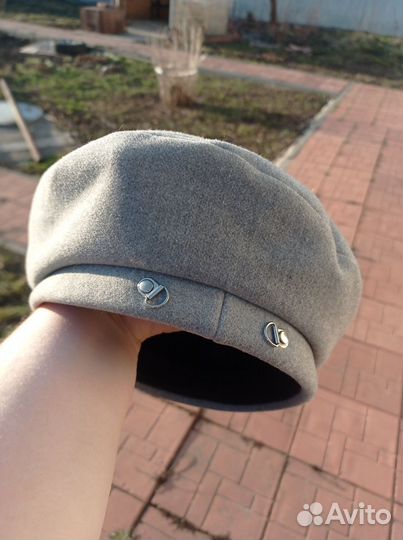 Берет драп 50%шерсть р.56-60