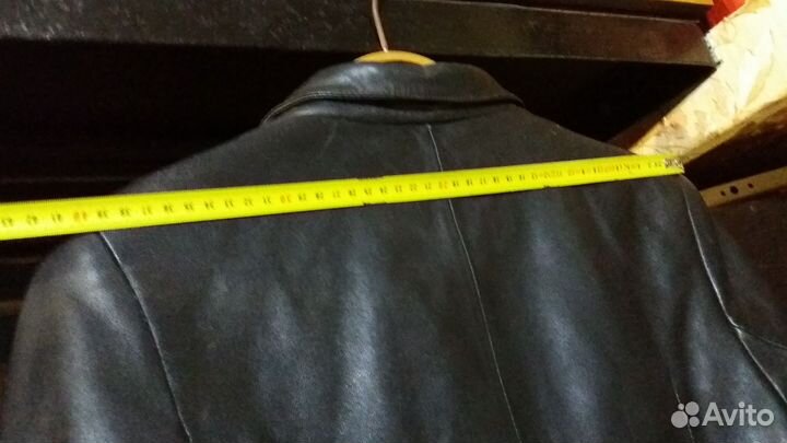 Кожаный плащ женский