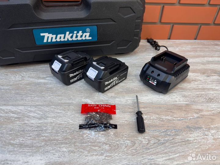 Аккумуляторная цепная пила makita 8 дюймов