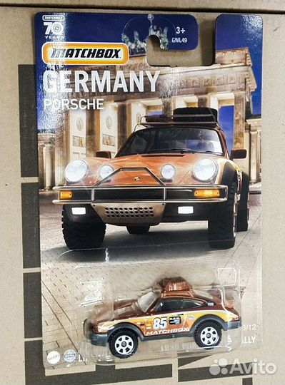 Matchbox germany porsche 911 rally