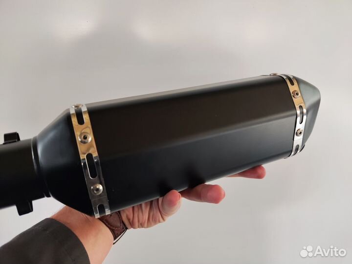 Глушитель, Выхлопная банка мото