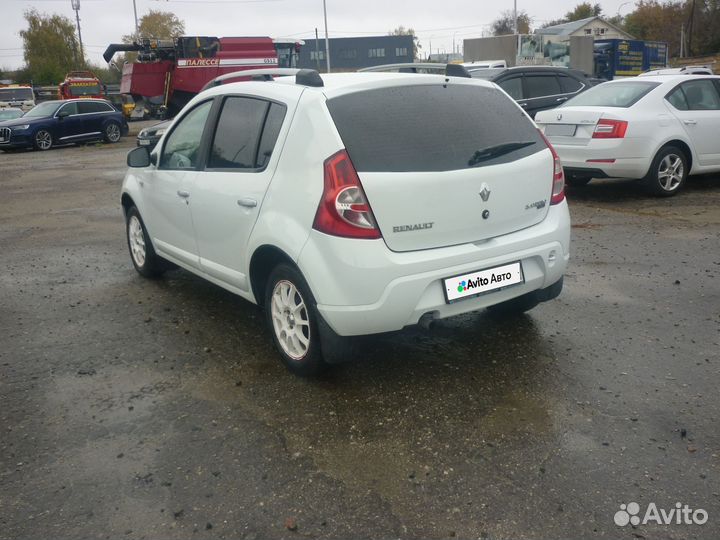 Renault Sandero 1.6 МТ, 2011, 180 000 км