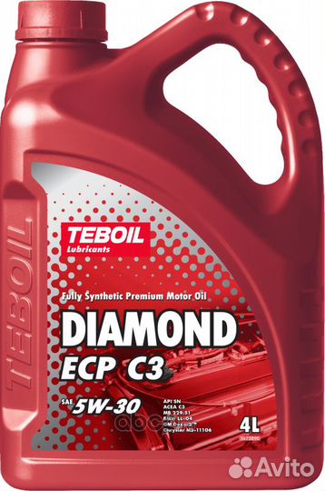 Масло моторное 5w30 Teboil Diamond ECP C3 4 л