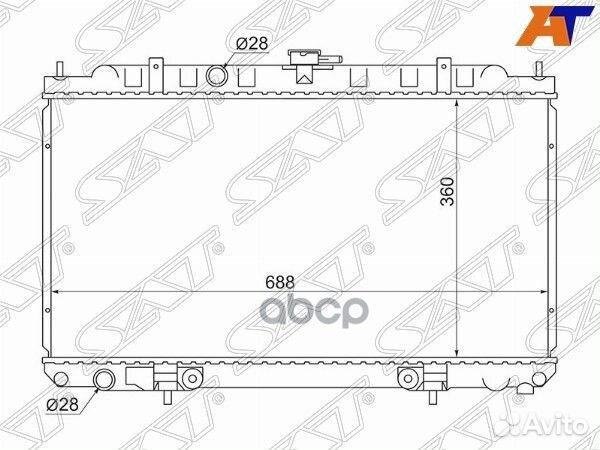 Радиатор QG13QG18 NS000116 Sat