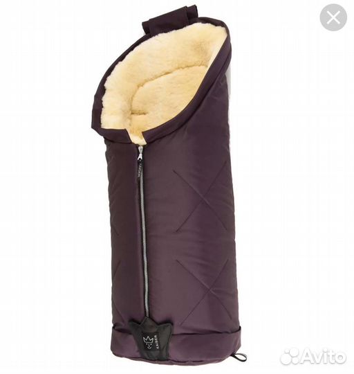 Зимний конверт в коляску на овчине