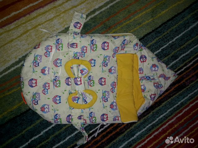 Конверт на выписку с отверстиями под автолюльку