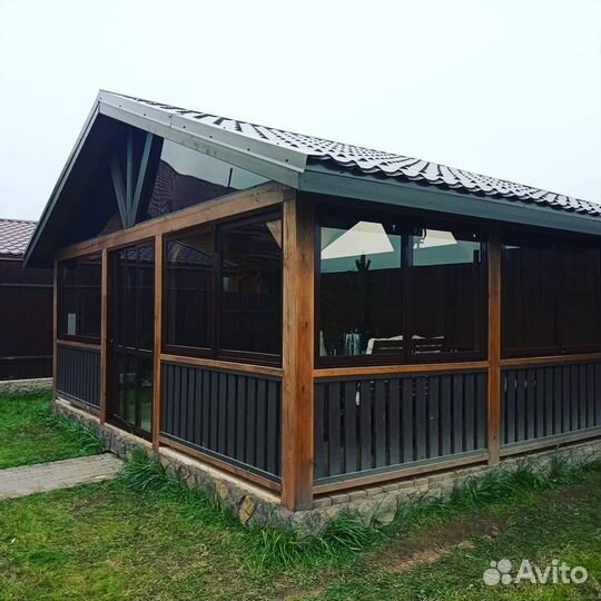 Остекление коттеджей