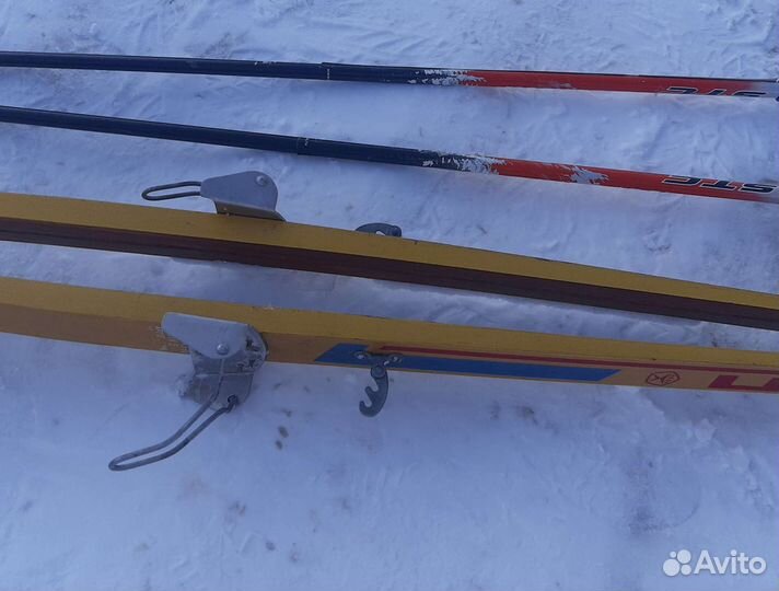 Лыжи Темп Динамо с палками