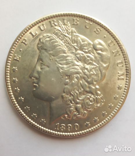 США 1 доллар 1890 год Морган-доллар