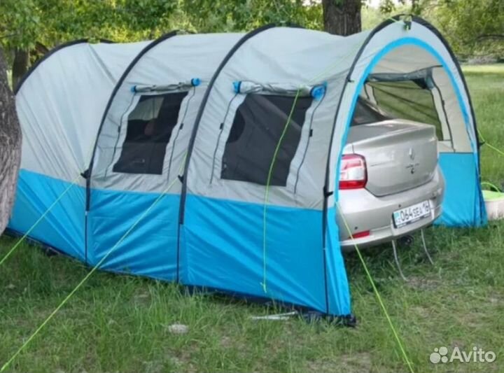 Палатка с тамбуром ангар четырехместная