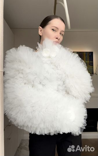 Шубка из фатина болеро из фатина продажа